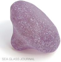 Amethyst Sea Glass Door Knob