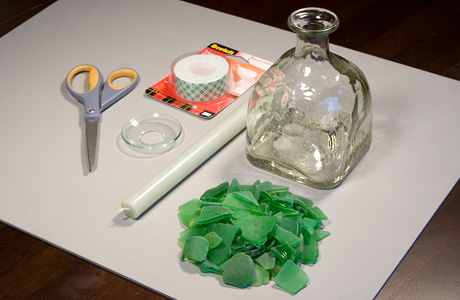 Sea Glass Candle Holder, Large - Step 1