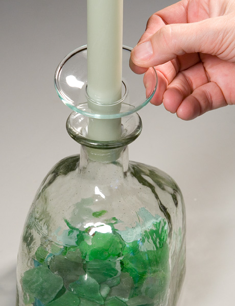 Sea Glass Candle Holder, Large - Step 1