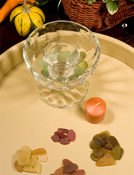 Sea Glass Glow Candle, Large - Step 2