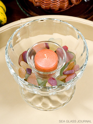 Sea Glass Glow Candle - Step 3
