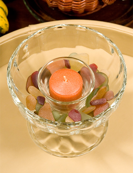 Sea Glass Glow Candle, Large - Step 3