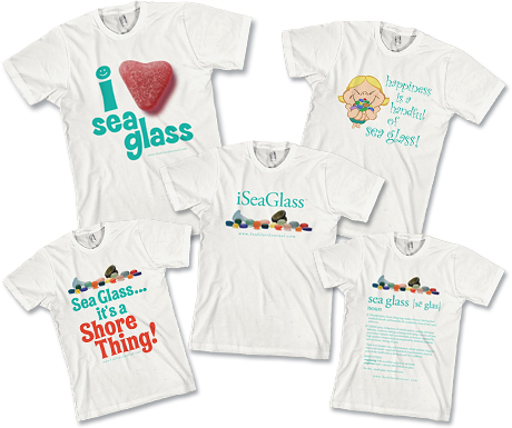 Sea Glass T-Shirts by Sea Glass Journal