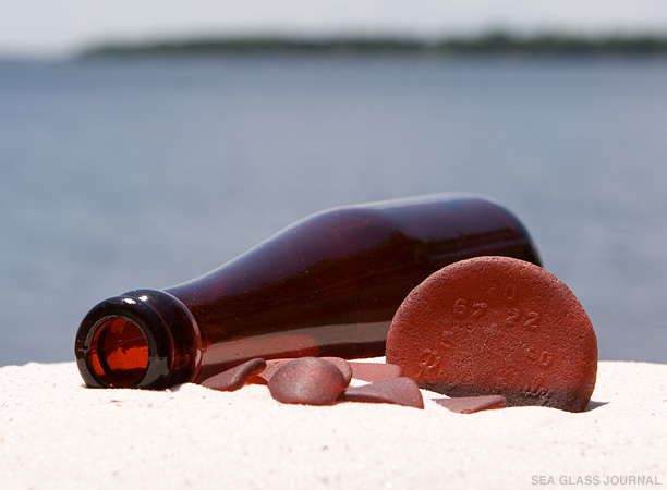 Royal Ruby Red Sea Glass, Anchor Hocking, Still Life Photo