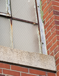 Industrial Building with Wire Mesh Glass